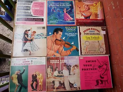 Lot Of 17 Dance Vinyl Record Swing Fox Trots Scottish Ballet Square Dance Albums • $34