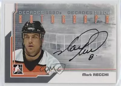 2013-14 ITG Decades 1990s Auto Silver Mark Recchi #A-MRE Auto HOF • $58.04