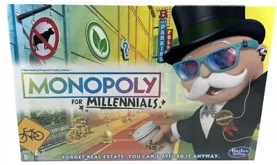 Monopoly For Millennials Board Game Hasbro Joe Biden Donald Trump Era NEW SEALED • $14