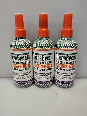 $19 • Buy Qty 3 - TheraBreath Immunity Support Oral Spray Supplement 10 Fl Oz Exp 12/23