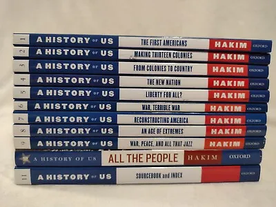 A History Of US By Hakim Joy Revised Third Edition Lot Of 11 Complete Set PB • $84