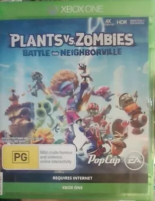 Microsoft Xbox One - Plants VS Zombies Battle For Neighborville Game Aus Release • $14.95