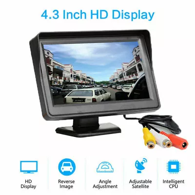 4.3 Inch Digital TFT LCD Car Color Monitor Screen For Rear View Reverse Camera • $21.85