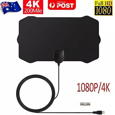 TV 200 Mile Range Auto-scan Antenna TV Digital HD Skylink 4K Indoor For HDTV  • $10.99