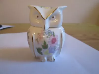 £4.99 • Buy Aynsley Porcelain Wild Tudor Owl Trinket Pot