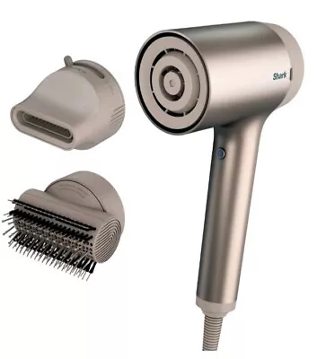 Open: Shark HyperAir Hair Dryer IQ 2-in-1 Concentrator Styling Brush Clips & Mat • $124.88