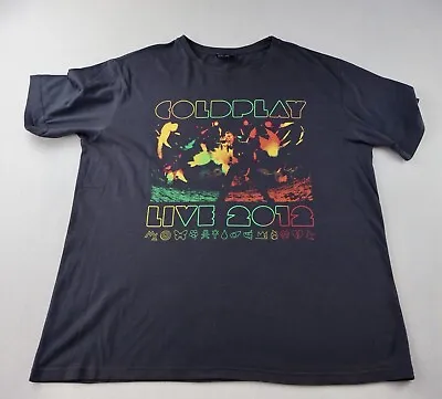 Coldplay Shirt Extra Large Mylo Xyloto 2012 Tour Chris Martin Majic • $28.95