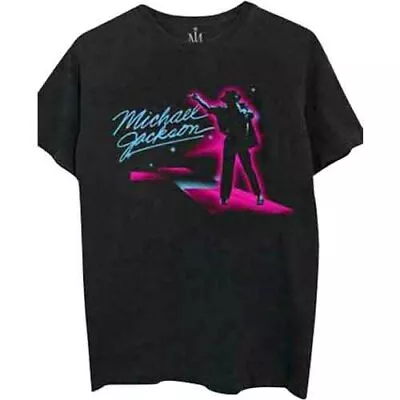 Michael Jackson Neon T-Shirt Black New • $21.96