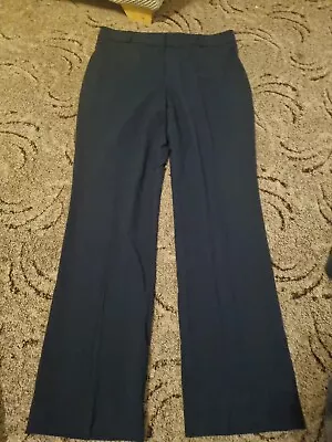 Marks And Spencer Ladies Navy Trousers Size 10 • £2