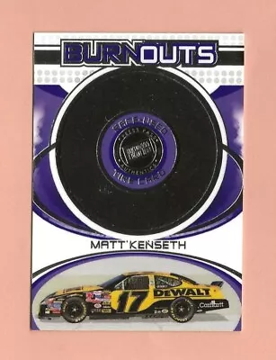 2006 Press Pass Matt Kenseth Burnouts Race-Used Tire #HT17/18 - 956/1050 • $5