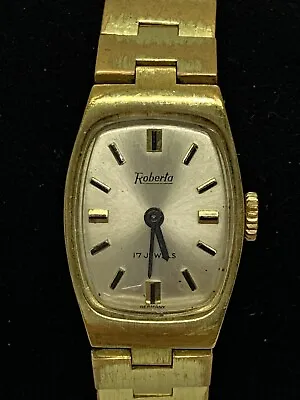 Rare Roberta 17j Germany Womens Mechanical Hand Wind Watch Running • $29.75