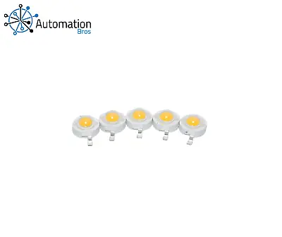 $6.99 • Buy High Power 1W Ultra Bright Warm White LED Beads (5 Pieces)