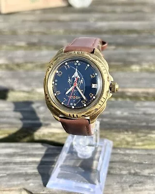 Vintage Vostok Komandirskie Aviation Watch Soviet USSR Retro Mechanical 1980s • $179