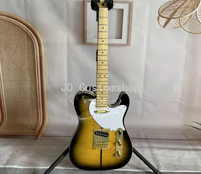 TL Merle Haggard Tuff Dog Electric Guitar Maple Neck 2 Tone Sunburst Gold Part • $260.30