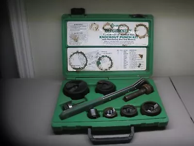 Greenlee 7238sb Slugbuster Knockout Punch Set For 1/2  To 2  Conduit • $199.99