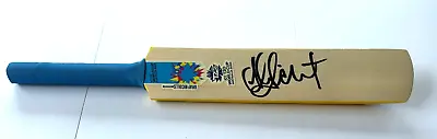 Australian Cricketer Adam Gilchrist Signed 2020 T20 World Cricket Cup Mini Bat • $49.99