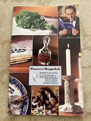 Passover Haggadah Booklet Paper Booklet English And Hebrew By Maxwell House • $14.99