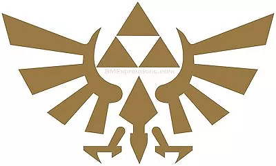 Zelda Triforce Vinyl Decal Your Color Choice Sticker • $12.90