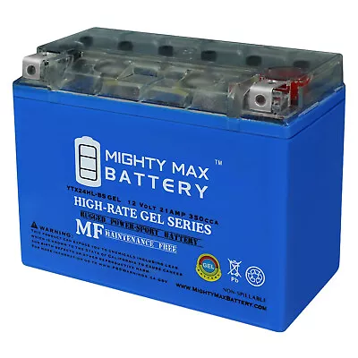 Mighty Max YTX24HL-BS 12V 21AH GEL Battery For Kawasaki VN1500 Vulcan 88SE 87-9 • $69.99