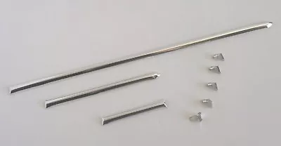 $47.85 • Buy Chrome Dashboard Molding Trim 3 Pc Set W/ Clips Volkswagen T1 Bug 1960-1967