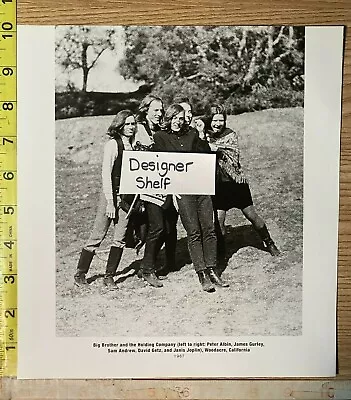 Big Brother & Holding Co. 1967 Vintage Photograph Reprint With Janis Joplin • $11.95