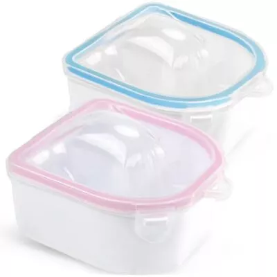 2Pcs Nail Soaking Bowl Double Layer Manicure Bowls Upgrade Thicken Acetone So... • $15.24