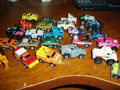 Vintage Lot Of 24 Micro Machines Mini Cars And Trucks • $8.99