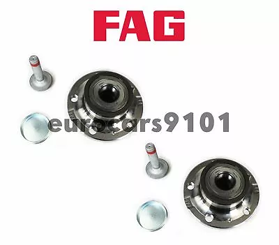 FAG (2) Rear Wheel Bearing And Hub Assemblies 8V0598611A 7136109600 • $209