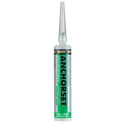 £7.25 • Buy Anchorset 2 Part Polyester Chemical Anchor Resin For Concrete Stud Masonry Fix