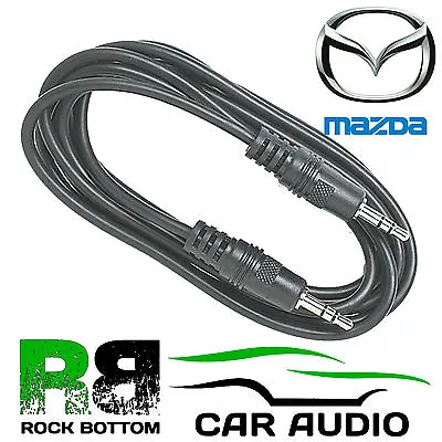 MAZDA 2 3 5 6 MODELS Car Stereo 3.5mm IPod IPhone MP3 AUX IN Car Lead Cable • £3.95