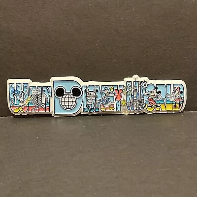 Walt Disney World Bendable Magnet Featuring Three Park Icons Mickey And Friends • $8.99