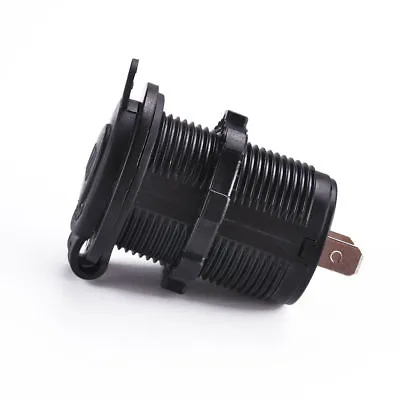 12V Cigarette Lighter Socket Car Marine Motorcycle Power Outlet Waterproof Plug • £2.27