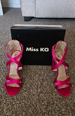 Miss KG FAUN PINK OCCASION SIZE Uk 5 EU 38 • £30