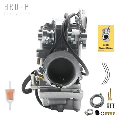 Carb Carburetor For TM42-6 Mikuni HSR42 HSR 42mm Harley Davidson EVO & Twincam • $102.99