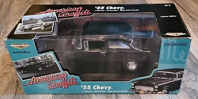 American Graffiti '55Chevy 1/18th Scale Die-Cast Car American Muscle NIB • $90
