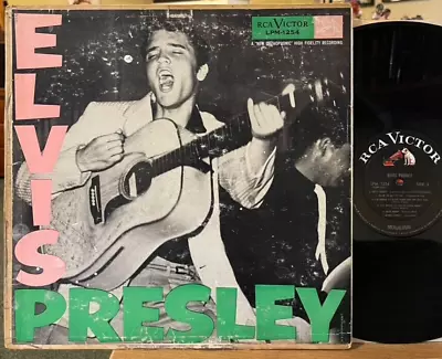 Elvis Presley Self-Titled Debut Vinyl LP RCA LPM 1254 Mono Early Pressing • $99.99