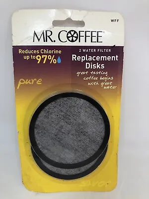 New Fast Ship  Mr Coffee 2 Pack Water Filtration Replacement Disks Model WFF • $5.99