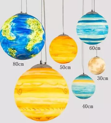 Nordic LED Planet Ball Chandeliers Restaurant Bedroom C 08 • $162