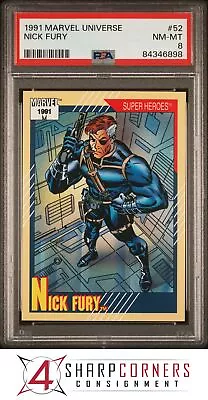 1991 Marvel Universe #52 Nick Fury Psa 8 N3858269-898 • $6.99