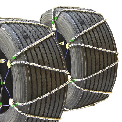 Titan Diagonal Cable Tire Chains Snow/Ice Covered Roads 17.64mm 355/65-18 • $431.99