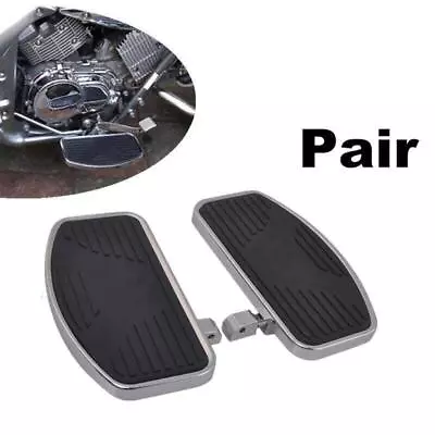 A Pair Motorcycle Left+Right Universal Floorboards Foot Boards Pedal For Relax • $111.21