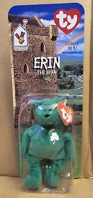 Vintage McDonald's TY Beanie Baby RARE 1999 Erin The Bear - NIB • $0.99