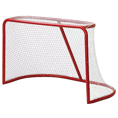 PRISP Steel Street Hockey Net Metal Hockey Goal With Net - 4' X 6' / 4' X 4' • $184.99