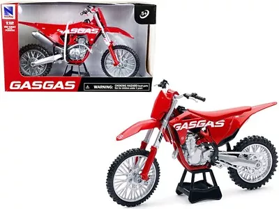 GasGas MC 450F Bike Motorcycle Red 1/12 Diecast Model By New Ray • $28.99