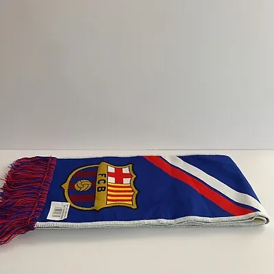 FC Barcelona Vs Real Madrid Match-Up Reversible Scarf Soccer Champions Tour • $14.99