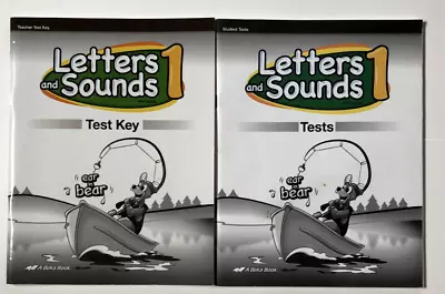 ABeka 1st Grade Letters And Sounds 1 Student Tests Teacher Test Key • $19.99