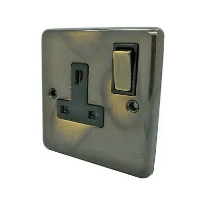 £12.55 • Buy Aged Antique Brass Plug Sockets Light Switches Dimmers - Whole Range Available