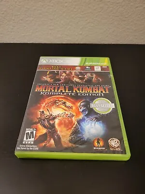 Mortal Kombat Komplete Edition Platinum Hits Xbox 360 Complete CIB Tested • $31.99