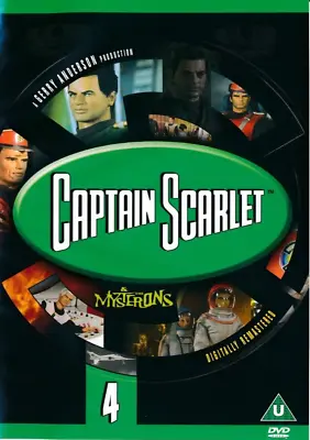 Captain Scarlet And The Mysterons V4 - Gerry Anderson - DVD - Brand New • £4.99