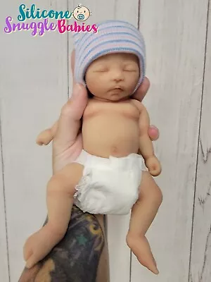 Made In USA 8  Micro Preemie Full Body Silicone Baby Girl Doll Izzy • $67.99